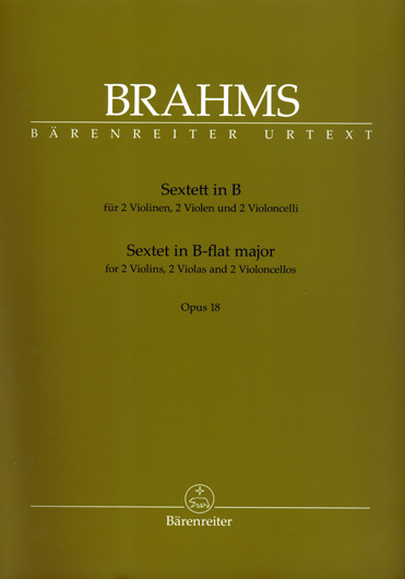 Brahms - String Sextet in B Flat Major, Op. 18 (BAR)