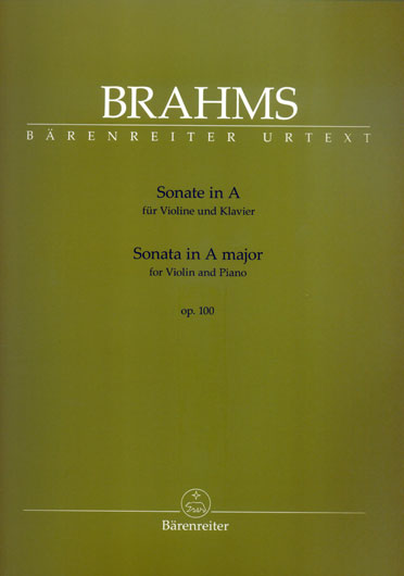Brahms - Violin Sonata No. 2 in A major, Op. 100 (BAR)