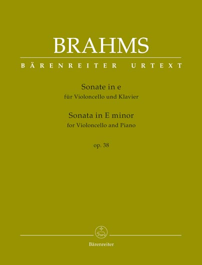 Brahms - Cello Sonata in No.1 in E minor, Op. 38 (BAR)
