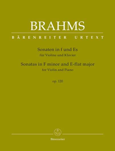Brahms - Violin Sonatas in F minor & E flat major Op. 120 (BAR)