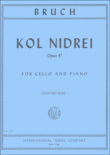 Bruch - Kol Nidre Op. 47 for Cello and Piano (INT)