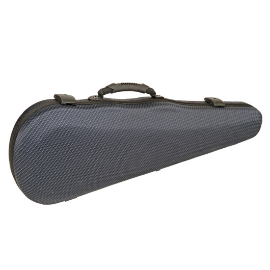 Jakob Winter GreenLine Shaped Carbon-Design Violin Case - Black