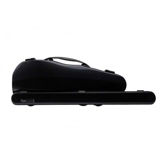 Bam Iconic Overhead Violin Case - Black Carbon