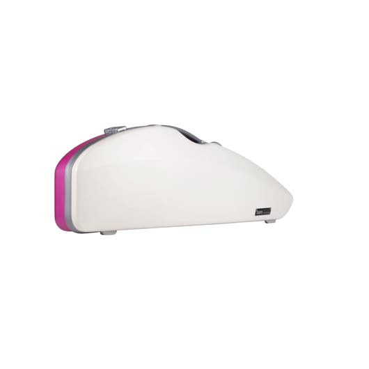 Bam Bonbon Hightech Contoured Violin Case - 4/4 - White-Violet