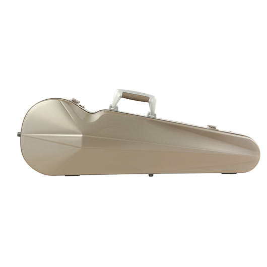 Bam Supreme L'Opera Hightech Violin Case-Champagne-Silver Handle