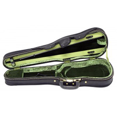 Gewa Jaeger Prestige Shaped Carbon-Look Violin Case - Green