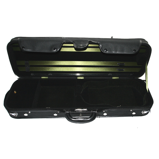 Tempo Classic Violin Case - Black/Green - 4/4