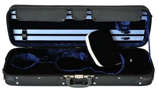 Gewa Oblong Concerto Violin Case - 4/4 - Black/Blue