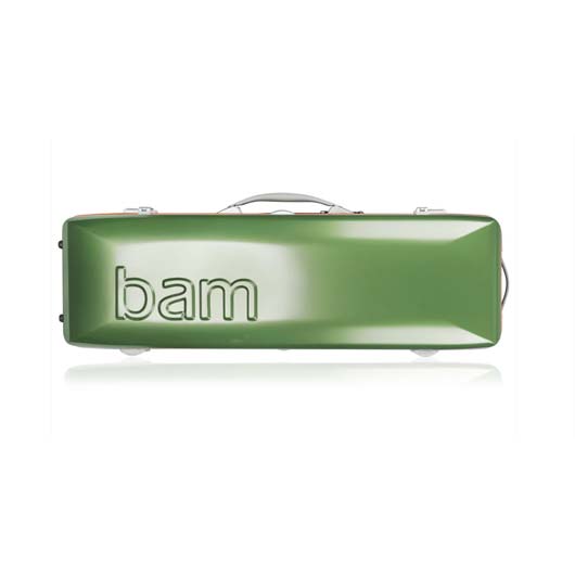 Bam Hightech Oblong Violin Case - GRAFFITI -Green/Orange