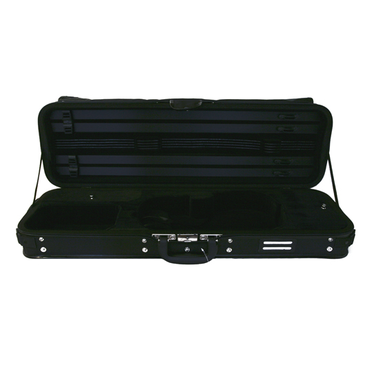 Gewa Violin Oblong Case Diagonale - 4/4 - Black/Black