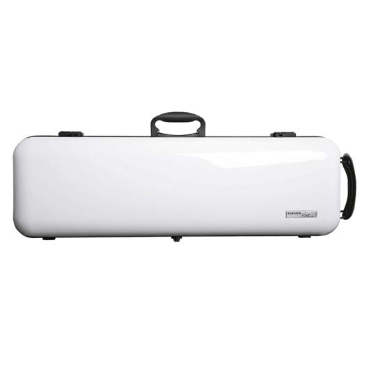 Gewa Oblong Violin Case Air 2.1 - White Gloss with Subway Handle