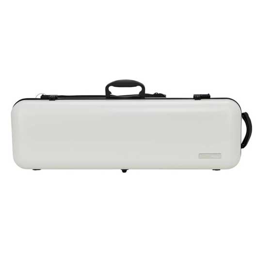 Gewa Oblong Violin Case Air 2.1 - White Matt with Subway Handle