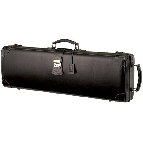 GL Leather Oblong Violin Case--Black