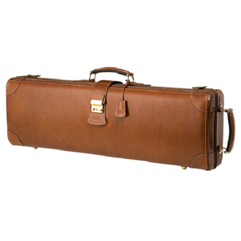 GL Leather Oblong Violin Case--Brown