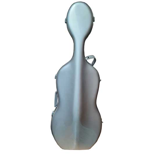 Crescendo PC Cello Case - 4/4 - Silver