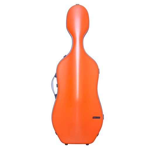 Bam Hightech Slim Cello Case - Orangey
