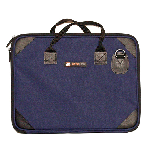 Music Portfolio Bag with Shoulder Strap - Blue