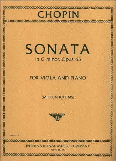 Chopin - Cello Sonata in G minor, Op. 65 - For Viola (INT)