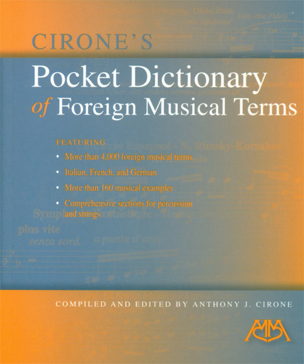 Pocket Dictionary of Foreign Musical Terms