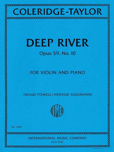 Coleridge-Taylor - Deep River Op. 59 No. 10 (INT)