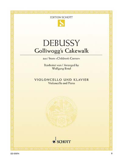 Debussy - Golliwog's Cakewalk for Cello & Piano (SCHOTT)