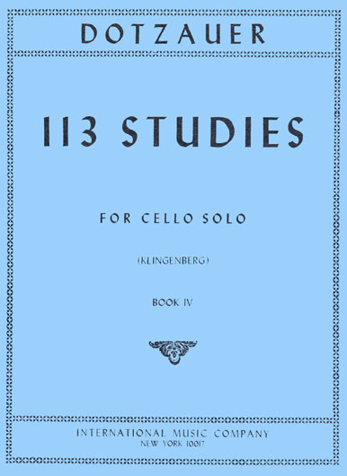 113 Studies for Cello Solo - Book IV