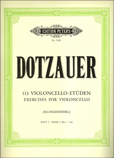 113 Exercises for Violoncello - Book I (No.1-34)