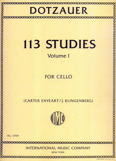 113 Studies for Cello Vol. 1