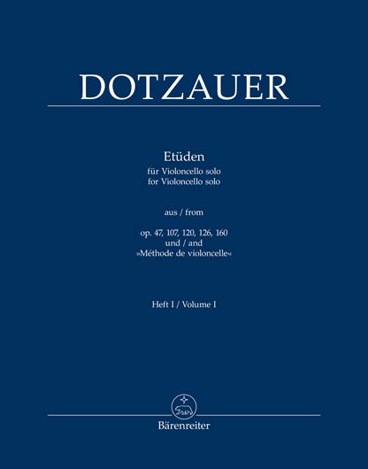 Dotzauer - Etudes for Violoncello Solo (BAR)