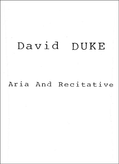 Duke - Aria and Recitative for Cello and Piano
