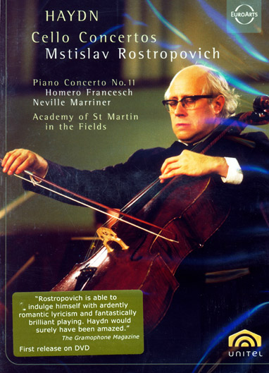Haydn: Cello Concertos Mstislav Rostropovich DVD