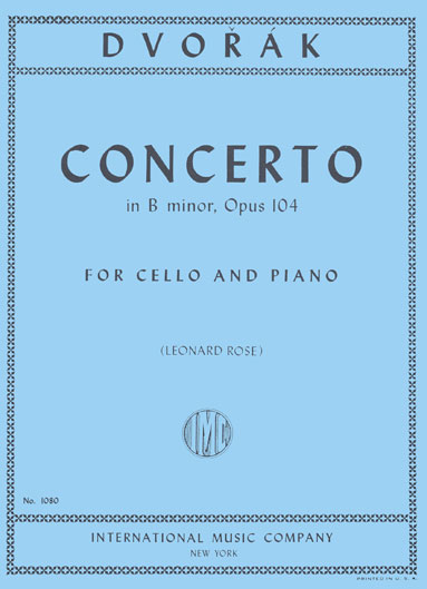 Dvorak - Cello Concerto in B minor, Op. 104 (INT)