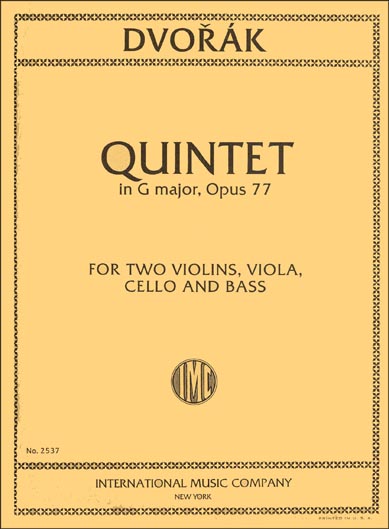 Dvorak - String Quintet in G Major, Op. 77 (INT)