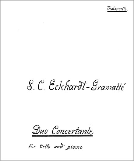 Eckhardt-Gramatté - Duo Concertante for Cello and Piano