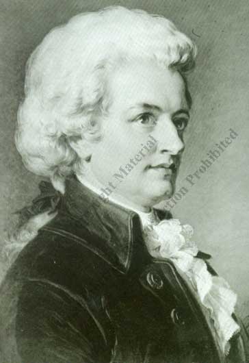 Postcard - Wolfgang Amadeus Mozart (1756-1791)