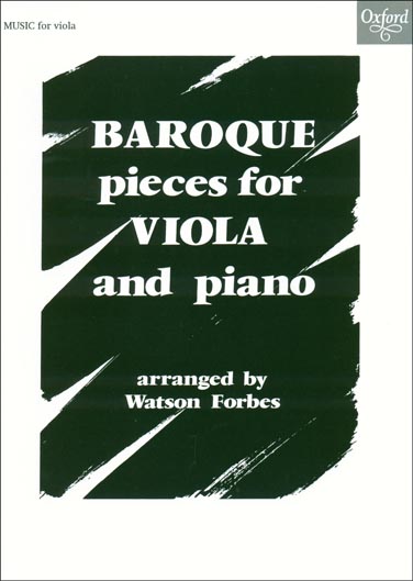Baroque pieces for Viola and piano