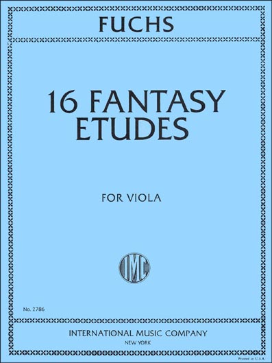 16 Fantasy Etudes for Viola