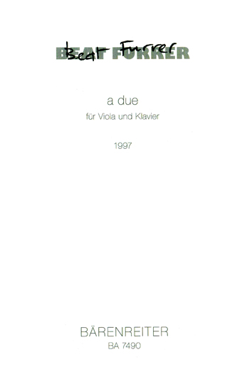 a due for viola and piano