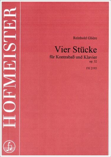 Four Pieces for Bass and Piano Op.32