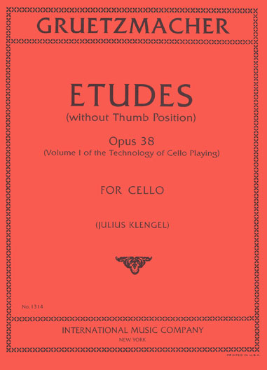 Etudes (without Thumb Position) Op.38 - Volume I