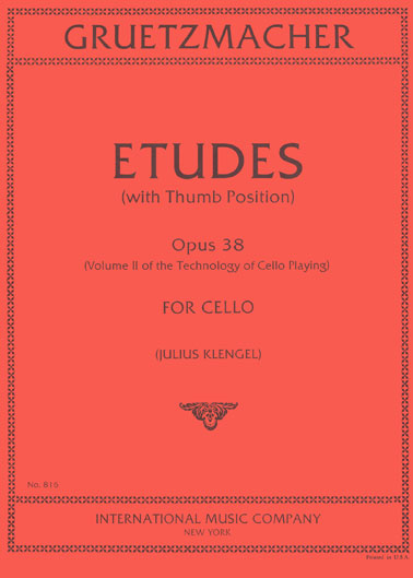 Etudes (with Thumb Position) Op.38 - Volume II