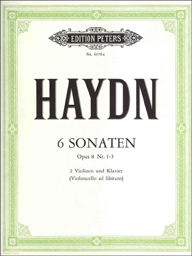 Haydn - 6 Sonatas for 2 Violins Op. 8, No. 1-3 (PET)