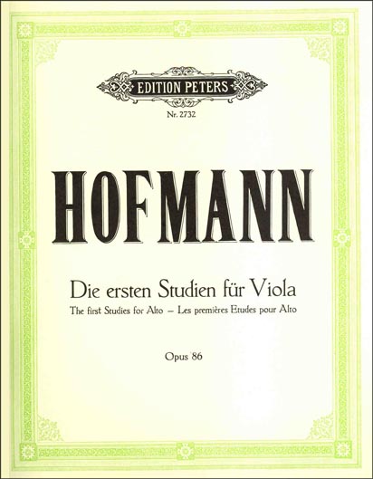 The First Studies For Viola, Op. 86