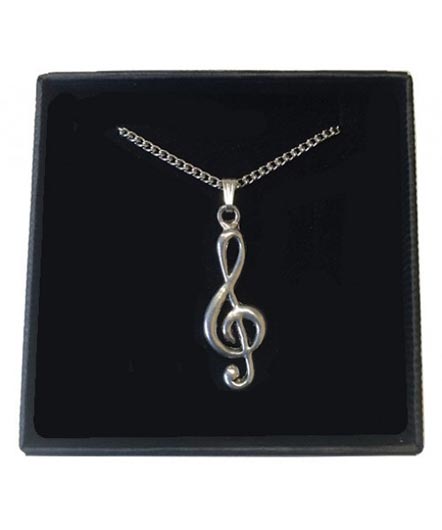 Pewter Treble Clef