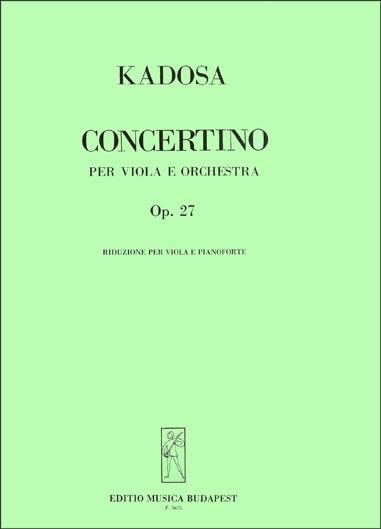 Concertino per Viola and Orchestra, Op. 27