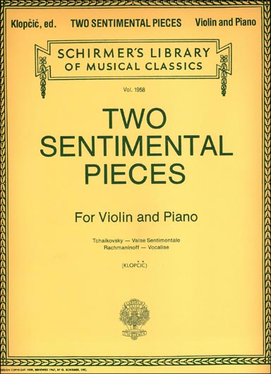 Two Sentimental Pieces - Valse Sentimentale and Vocalise