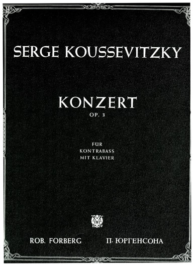 Serge Kousseitzky - Konzert