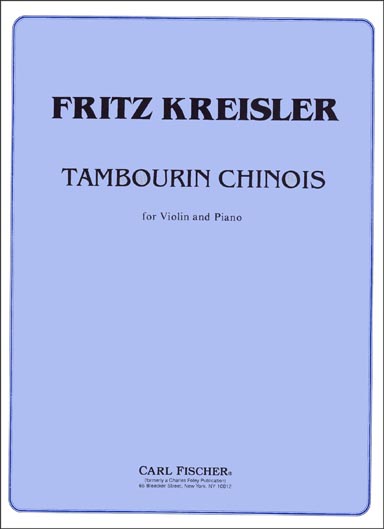 Tambourin Chinois for Violin and Piano