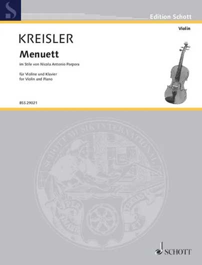 Kreisler - Menuett in the Style of Popora (SCHOTT)