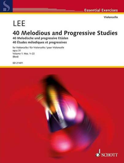 Lee - 40 Melodious &amp; Progressive Studies Op. 31, Vol. 1 (SCHOTT)